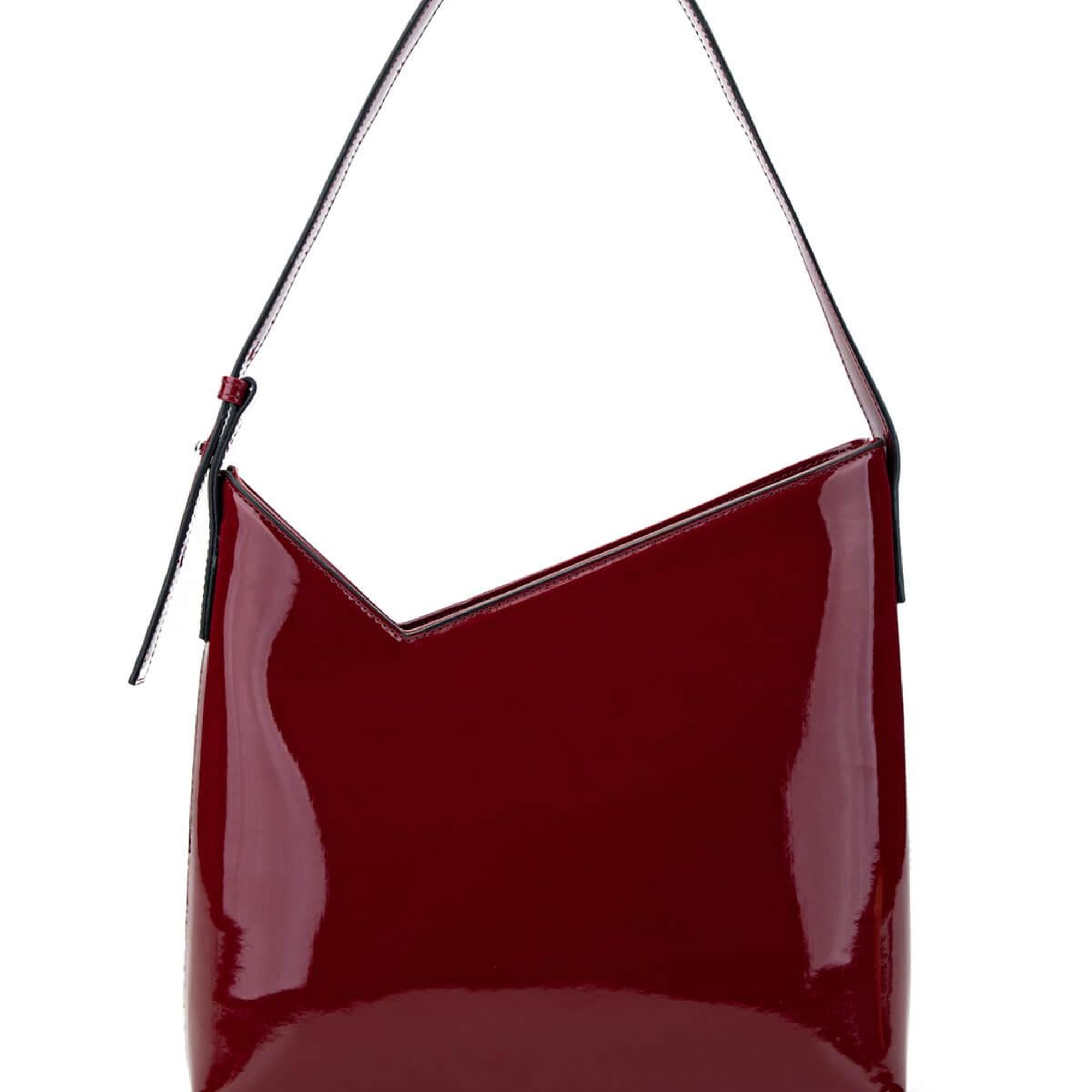 Tamer Tanca Kadın Vegan Bordo Rugan Omuz Çanta