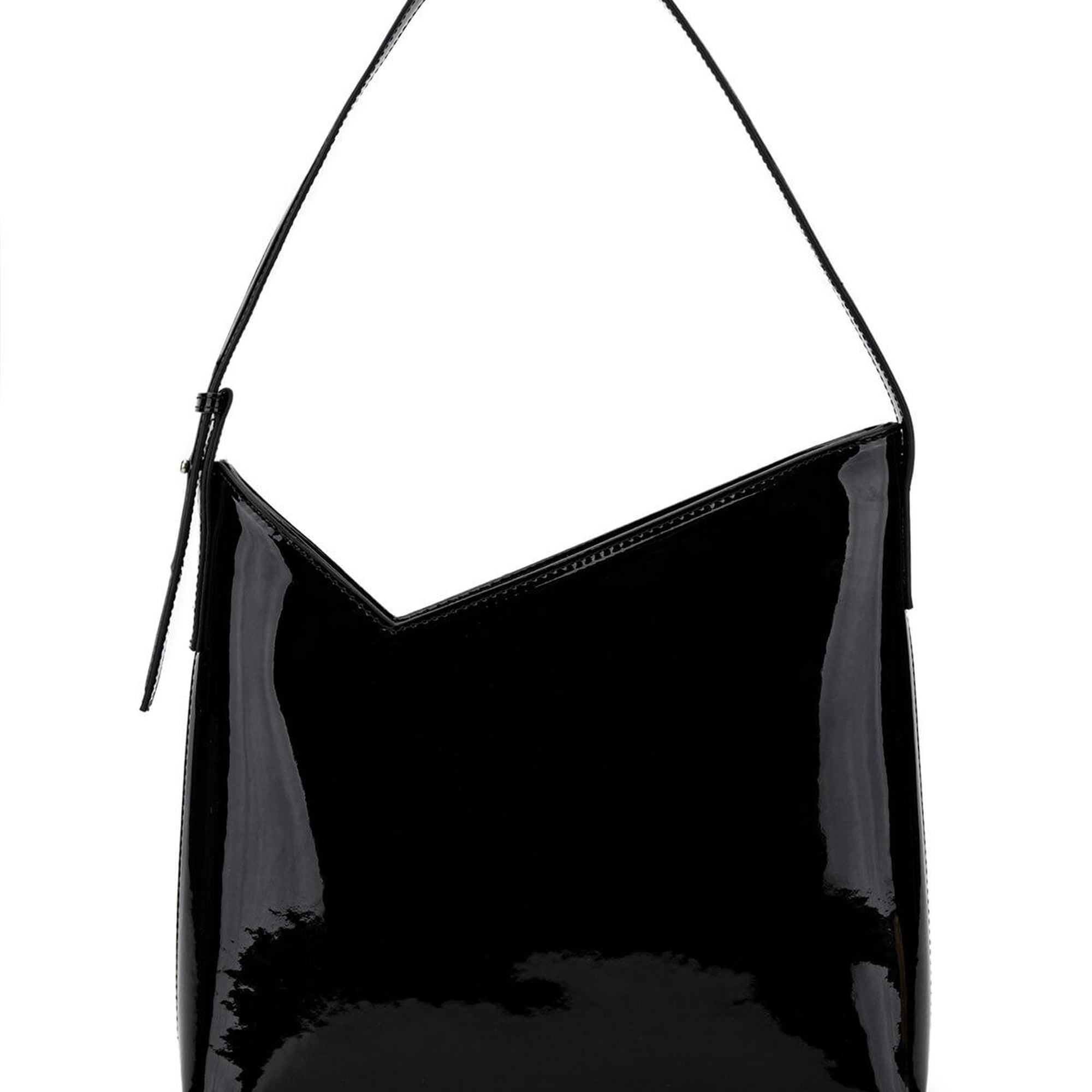 Tamer Tanca Kadın Vegan Siyah Rugan Omuz Çanta