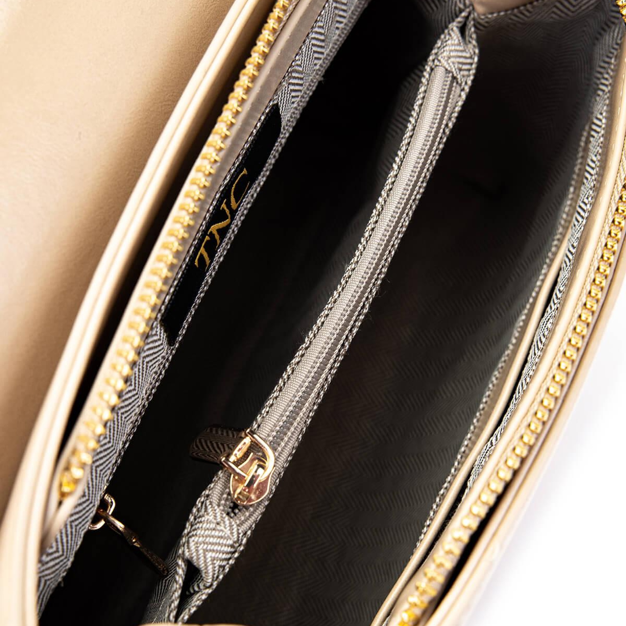 Tamer Tanca Kadın Vegan Bej Omuz Çanta