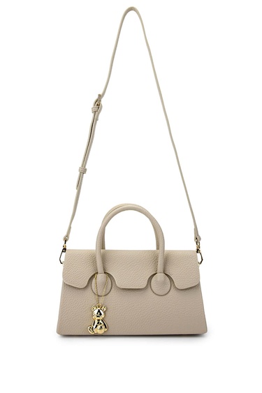  Tamer Tanca Kadın Vegan Bej Omuz Çanta