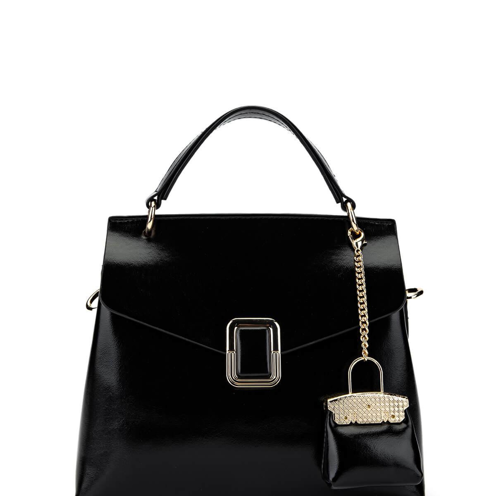 Tamer Tanca Kadın Vegan Siyah Omuz Çanta