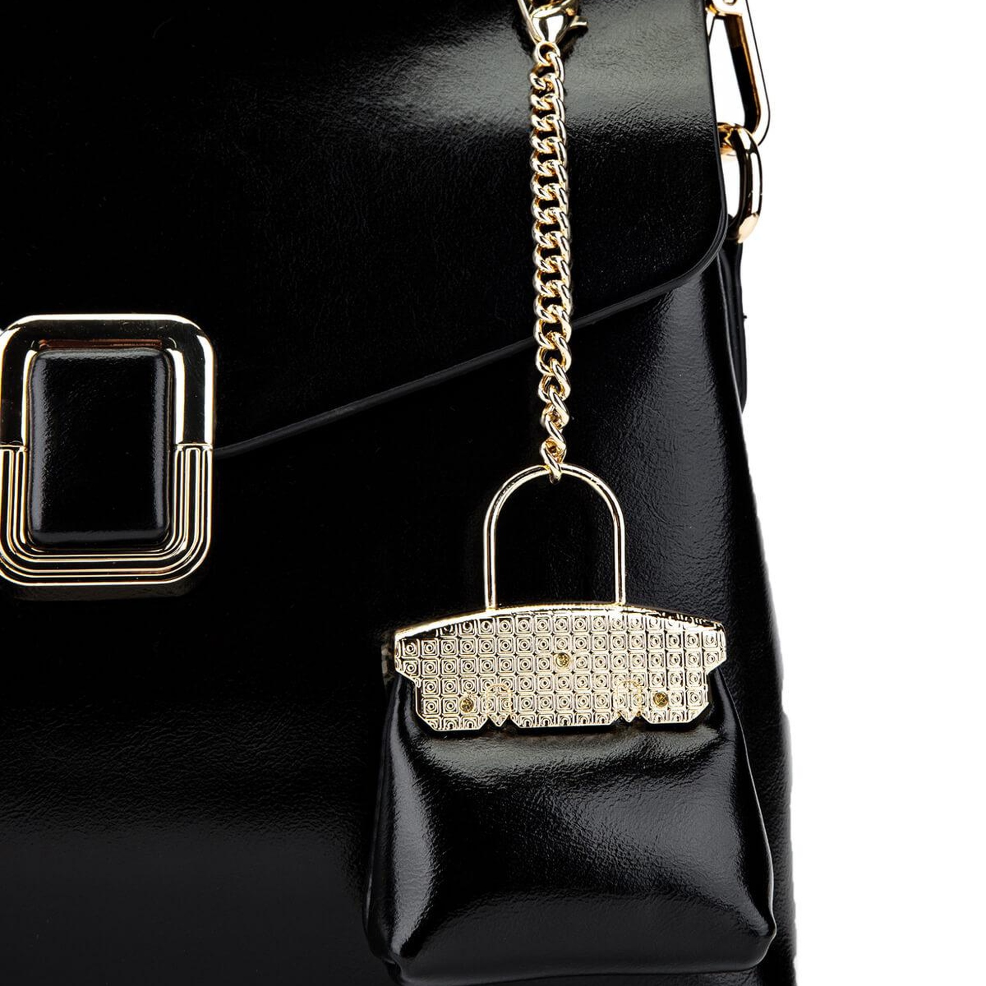 Tamer Tanca Kadın Vegan Siyah Omuz Çanta