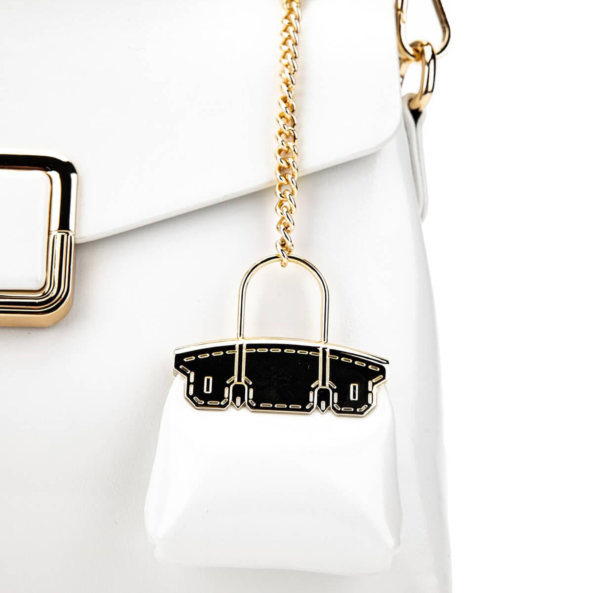 Tamer Tanca Kadın Vegan Beyaz Omuz Çanta