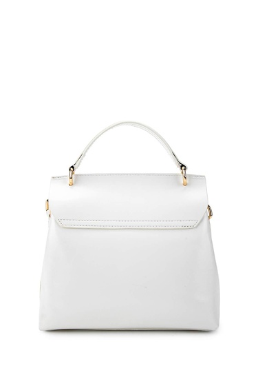  Tamer Tanca Kadın Vegan Beyaz Omuz Çanta