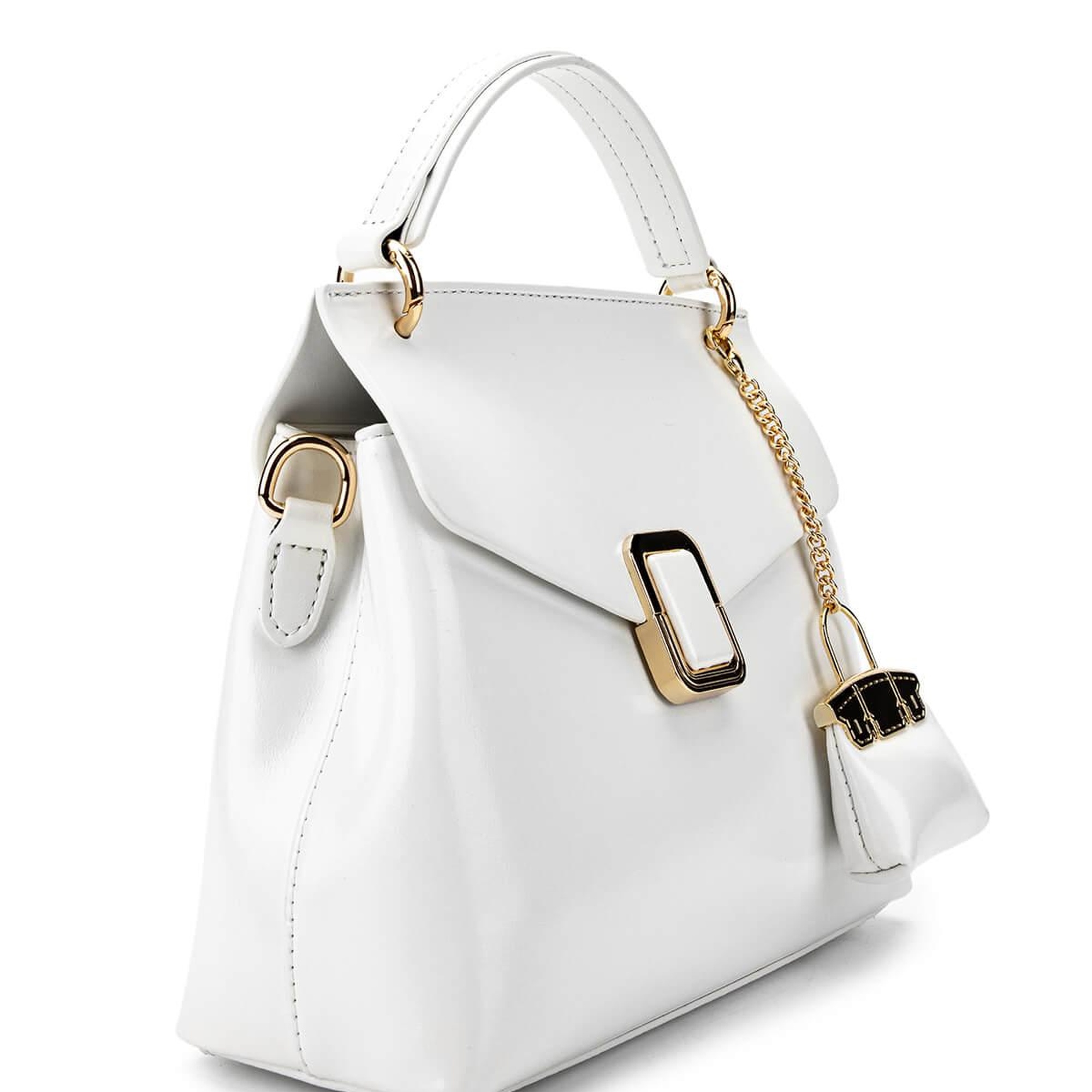 Tamer Tanca Kadın Vegan Beyaz Omuz Çanta