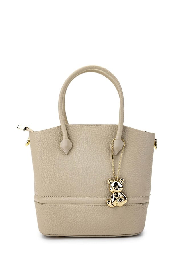  Tamer Tanca Kadın Vegan Bej Omuz Çanta