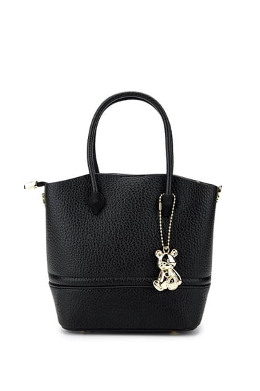  Tamer Tanca Kadın Vegan Siyah Omuz Çanta