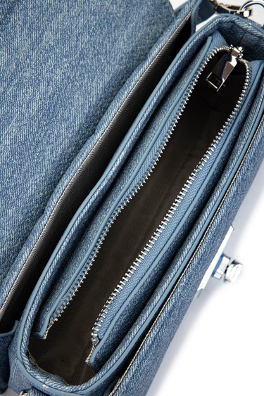  Tamer Tanca Kadın Vegan Mavi Omuz Çanta