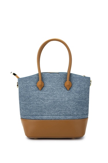  Tamer Tanca Kadın Vegan Mavi Omuz Çanta