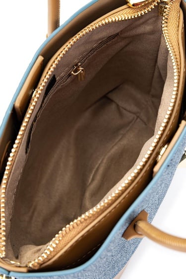  Tamer Tanca Kadın Vegan Mavi Omuz Çanta