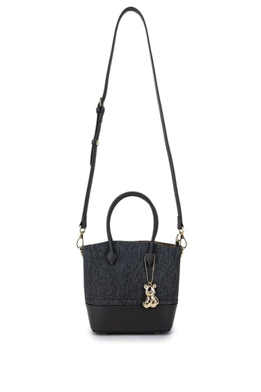  Tamer Tanca Kadın Vegan Koyu Gri Omuz Çanta