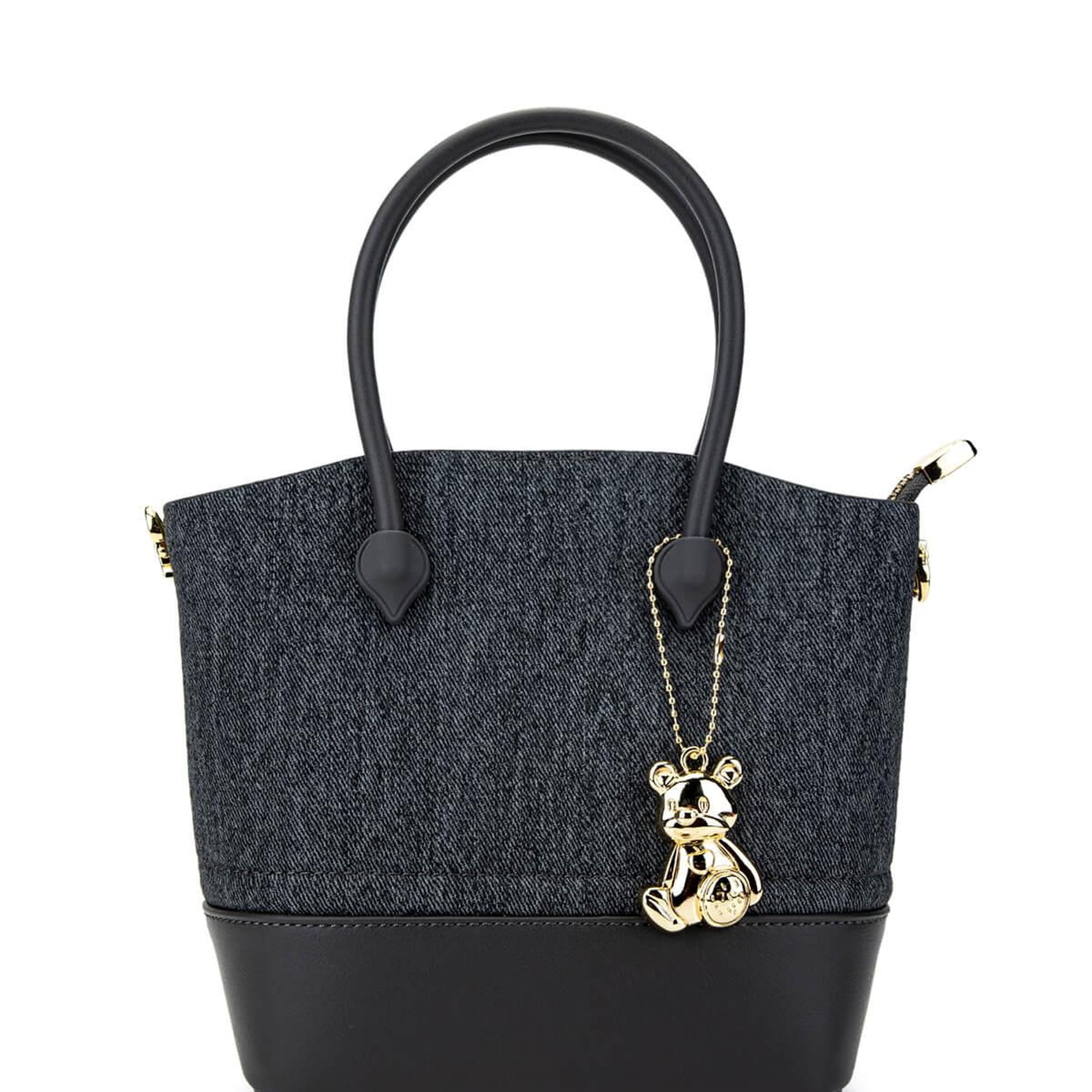 Tamer Tanca Kadın Vegan Koyu Gri Omuz Çanta