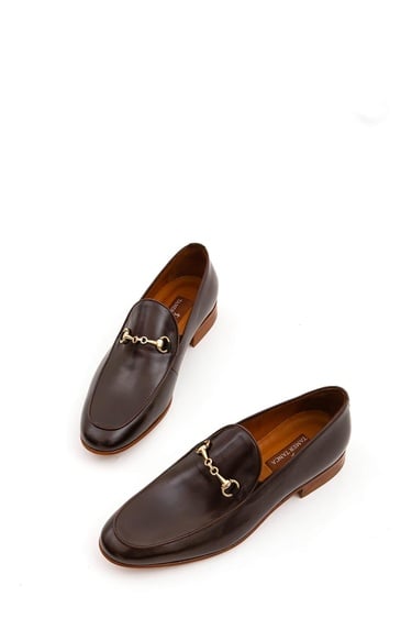  Tamer Tanca Erkek Hakiki Deri Taba Bufalo Makosen Ayakkabı