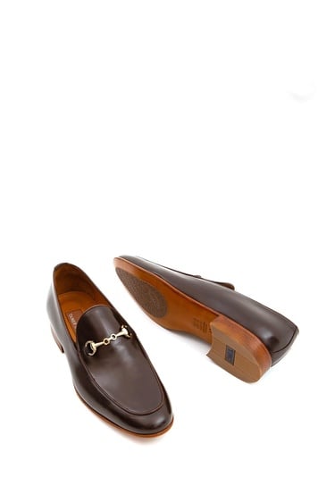  Tamer Tanca Erkek Hakiki Deri Taba Bufalo Makosen Ayakkabı