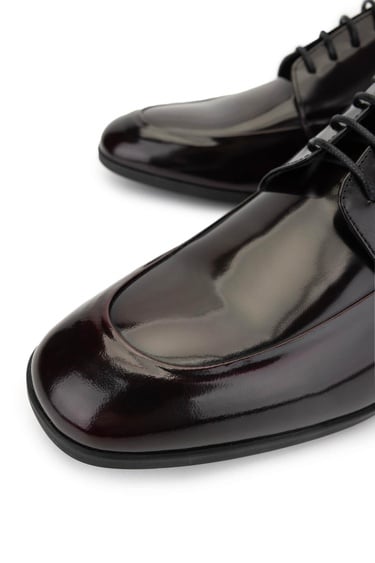  Tamer Tanca Erkek Hakiki Deri Bordo Klasik Ayakkabı