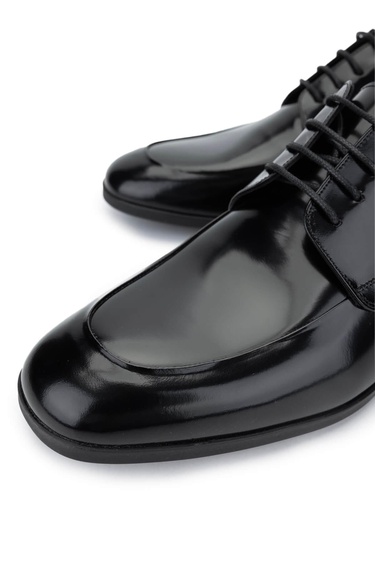  Tamer Tanca Erkek Hakiki Deri Siyah Açma Klasik Ayakkabı