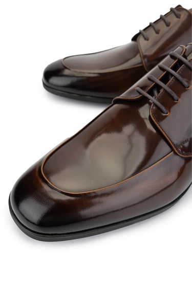  Tamer Tanca Erkek Hakiki Deri Kahverengi Klasik Ayakkabı