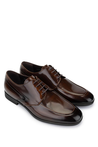  Tamer Tanca Erkek Hakiki Deri Kahverengi Klasik Ayakkabı