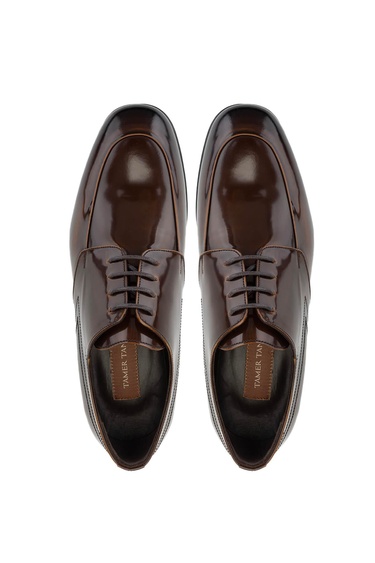  Tamer Tanca Erkek Hakiki Deri Kahverengi Klasik Ayakkabı