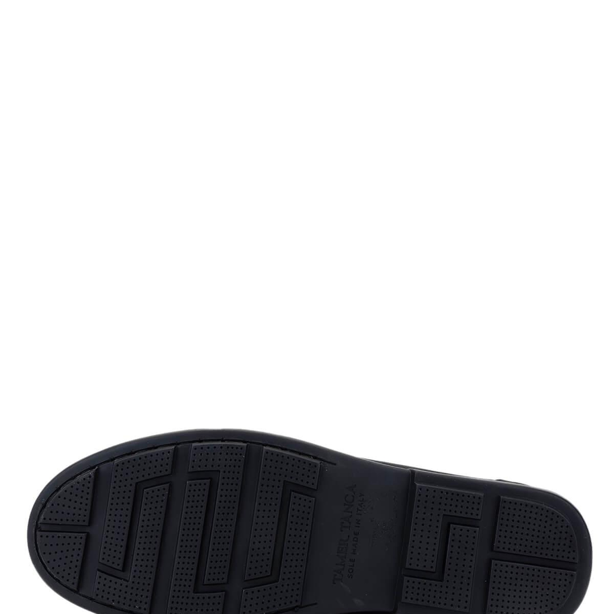 Tamer Tanca Erkek Hakiki Deri Siyah Nubuk Loafer Ayakkabı