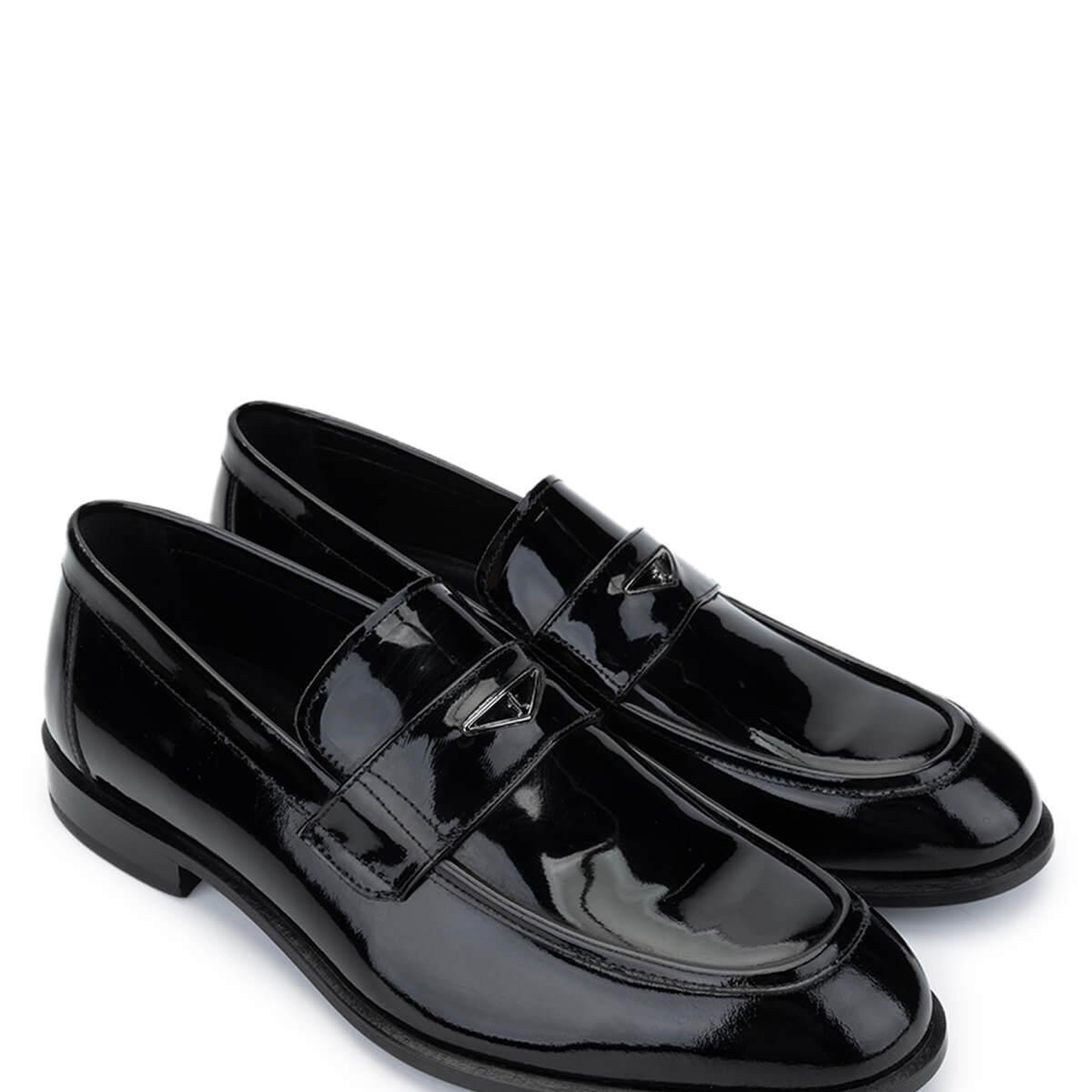 Tamer Tanca Erkek Hakiki Deri Siyah Rugan Klasik Ayakkabı