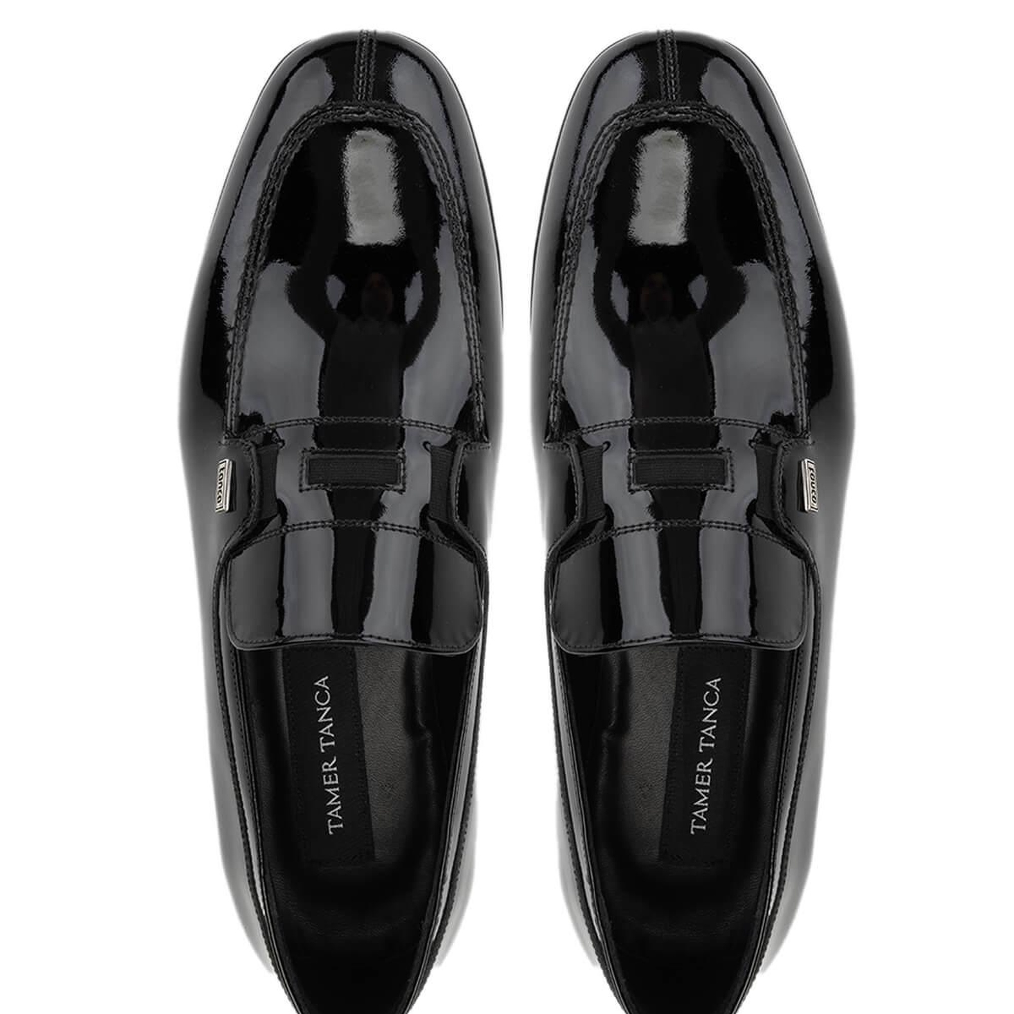 Tamer Tanca Erkek Hakiki Deri Siyah Rugan Klasik Ayakkabı