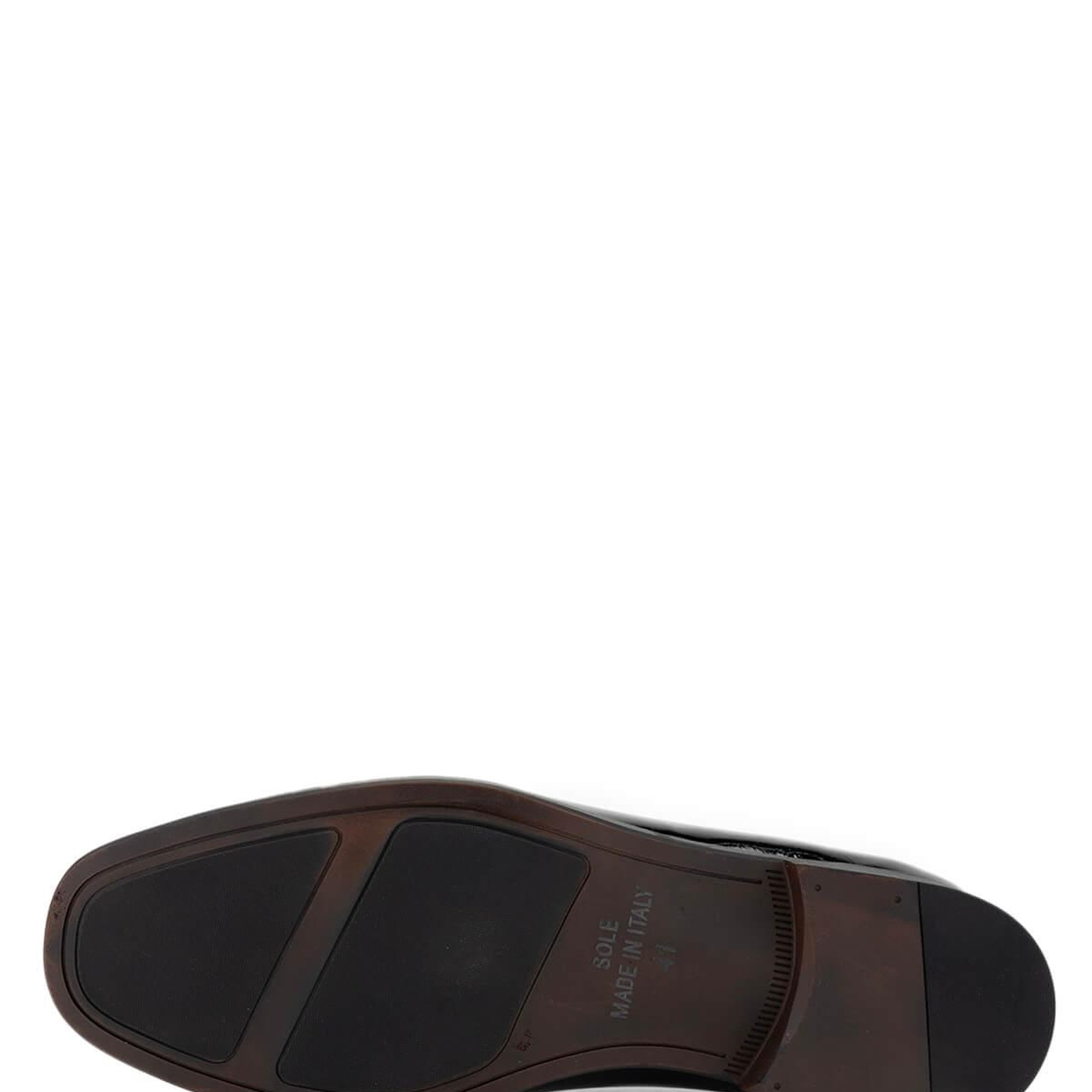 Tamer Tanca Erkek Hakiki Deri Siyah Rugan Klasik Ayakkabı