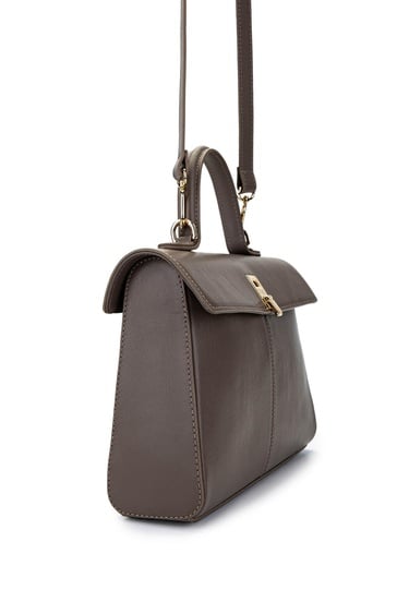  Tamer Tanca Kadın Hakiki Deri Vizon El Çantası