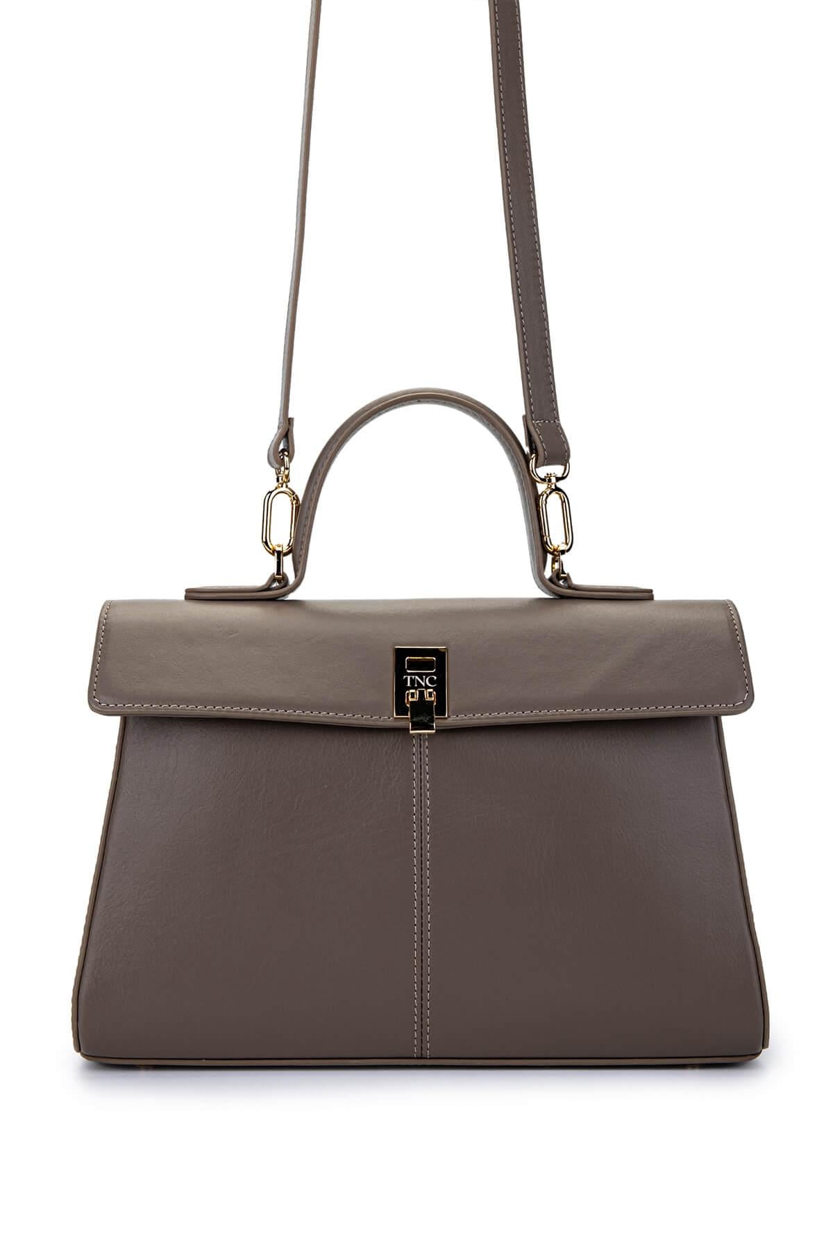  Tamer Tanca Kadın Hakiki Deri Vizon El Çantası