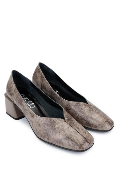  Tamer Tanca Kadın Hakiki Deri Vizon Rugan GOVA Ayakkabı