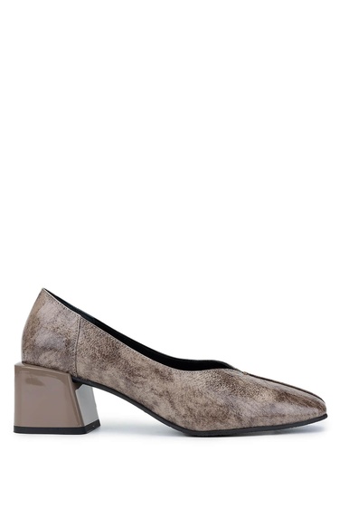  Tamer Tanca Kadın Hakiki Deri Vizon Rugan GOVA Ayakkabı