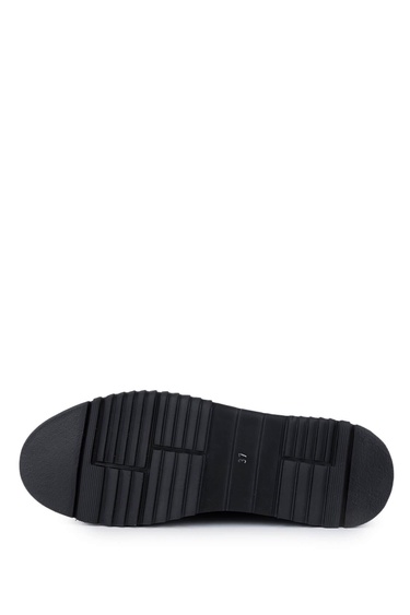  Tamer Tanca Kadın Hakiki Deri Siyah Comfort Ayakkabı