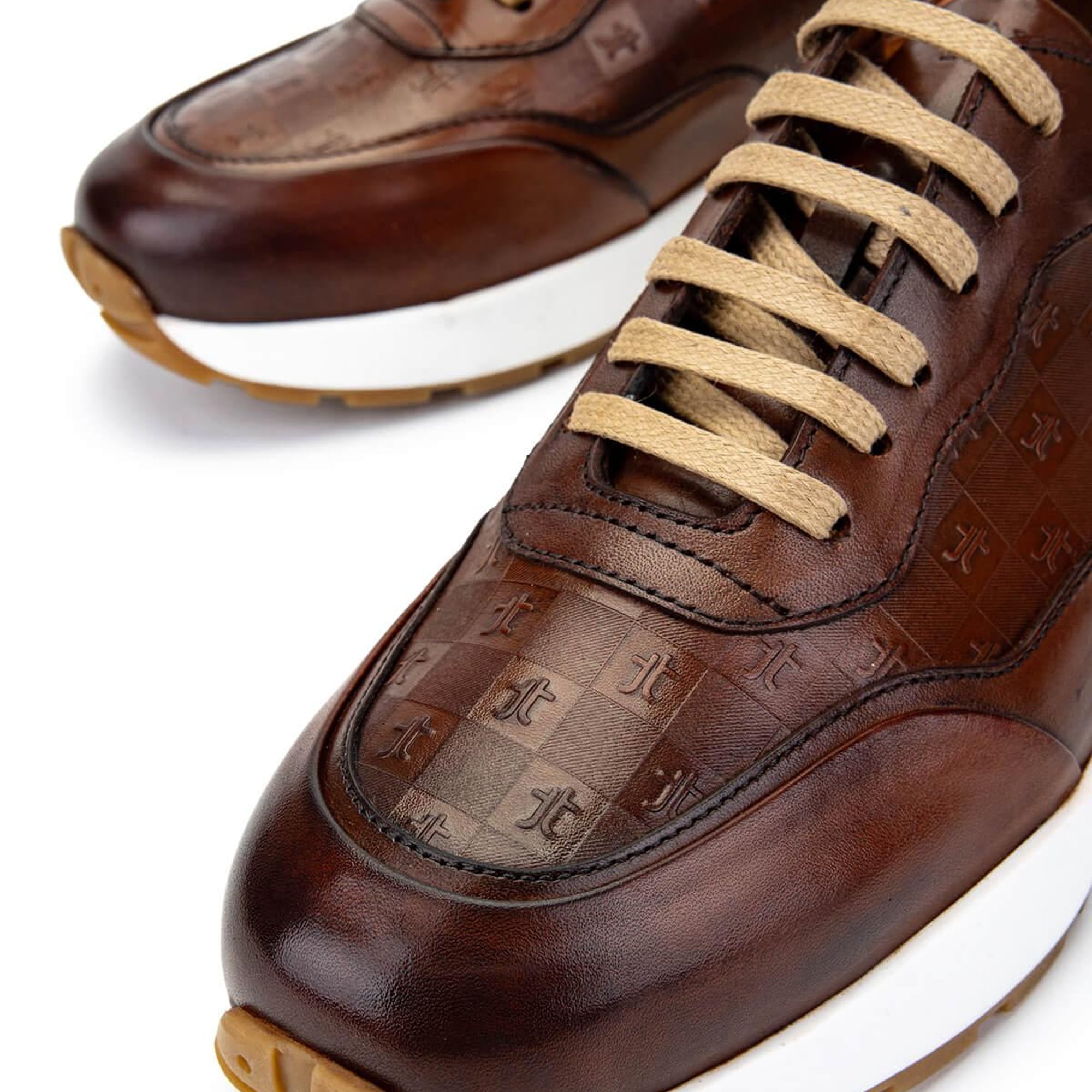 Tamer Tanca Erkek Hakiki Deri Taba Sneakers & Spor Ayakkabı