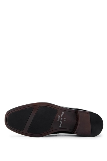  Tamer Tanca Erkek Hakiki Deri Siyah Rugan Klasik Ayakkabı