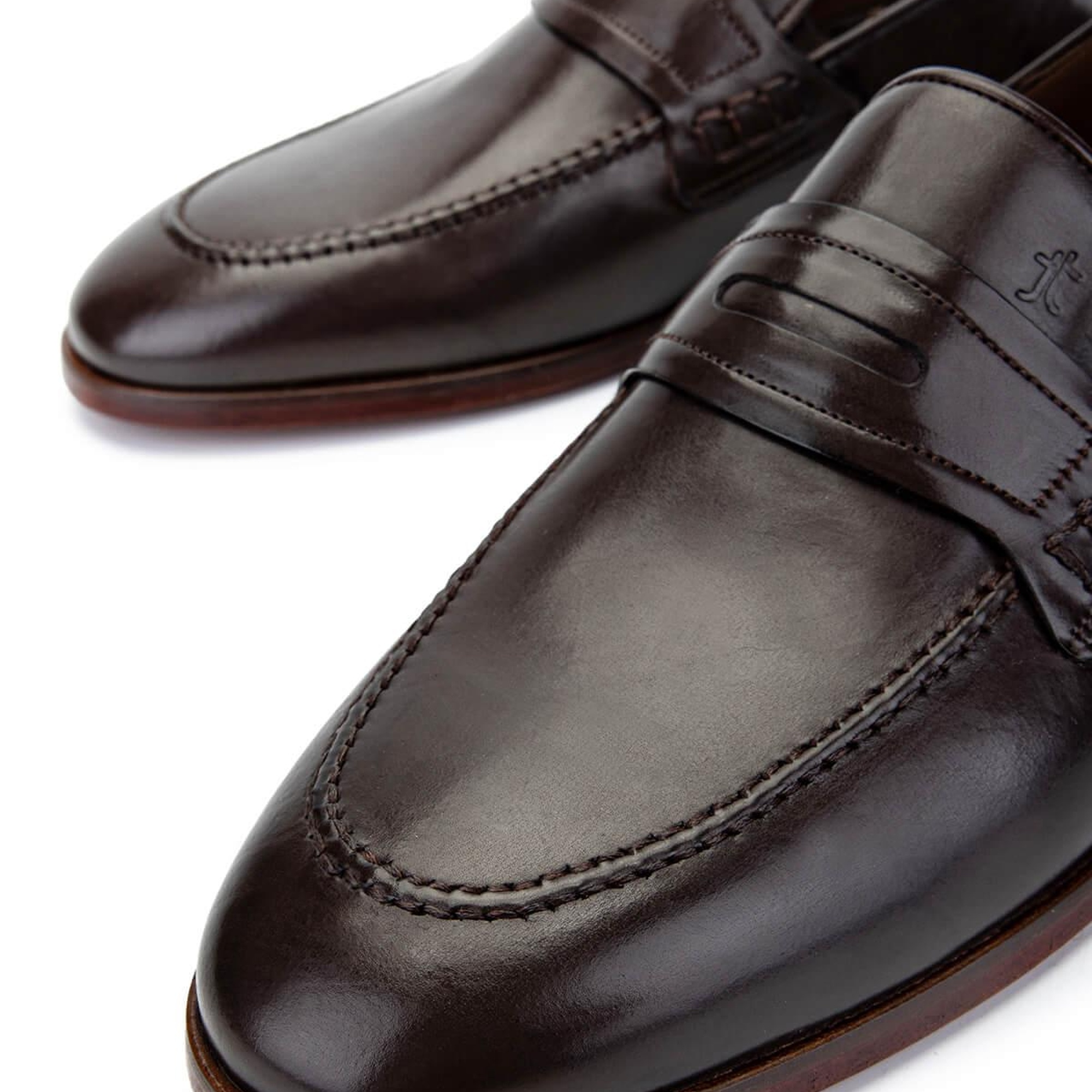 Tamer Tanca Erkek Hakiki Deri Kahverengi Klasik Ayakkabı