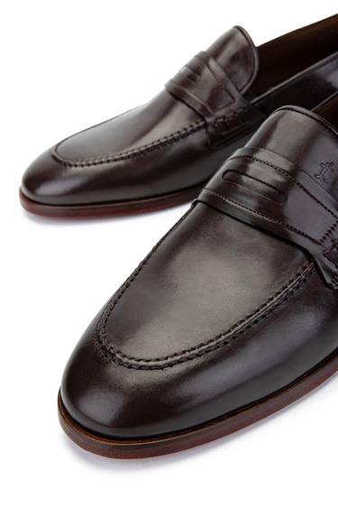  Tamer Tanca Erkek Hakiki Deri Kahverengi Klasik Ayakkabı