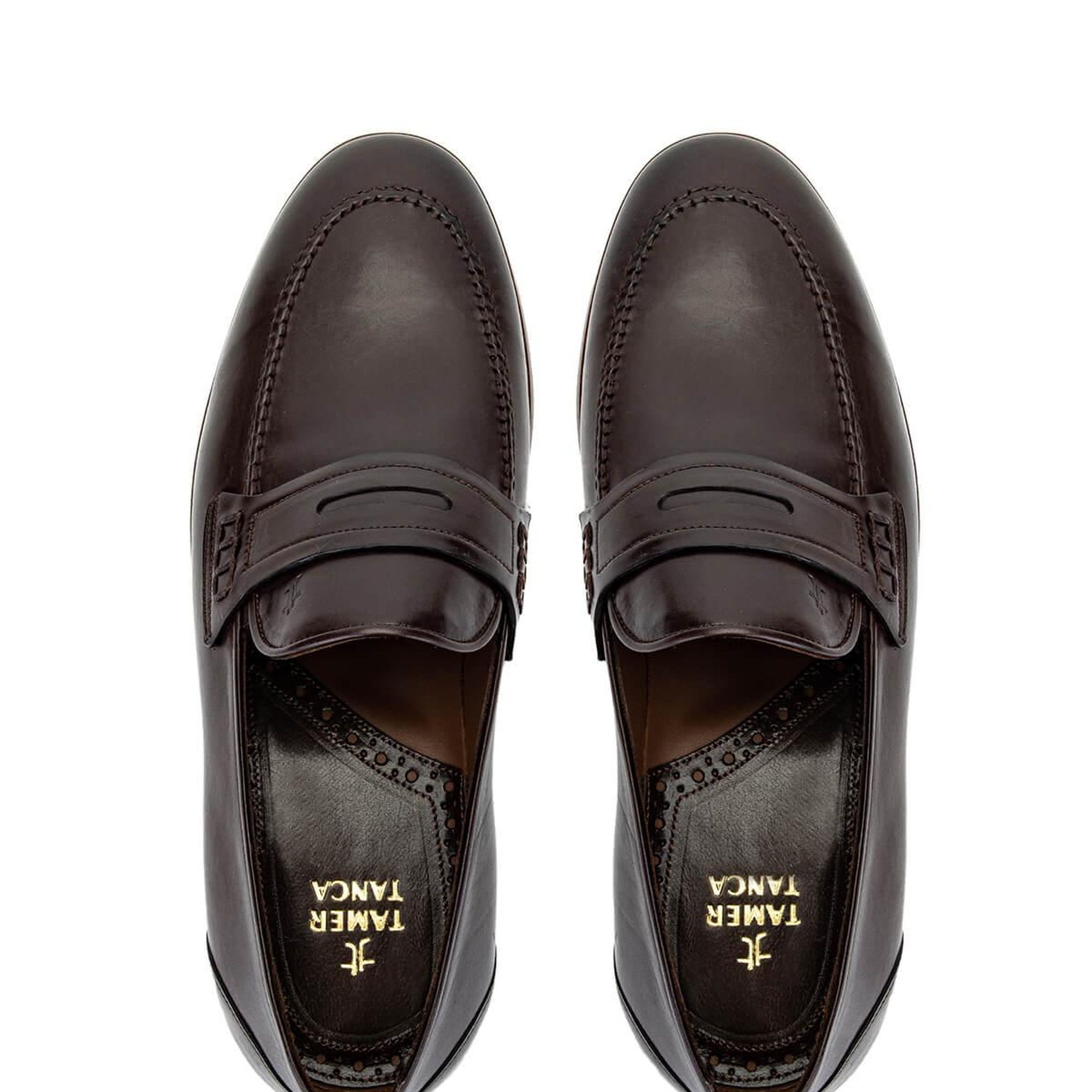 Tamer Tanca Erkek Hakiki Deri Kahverengi Klasik Ayakkabı