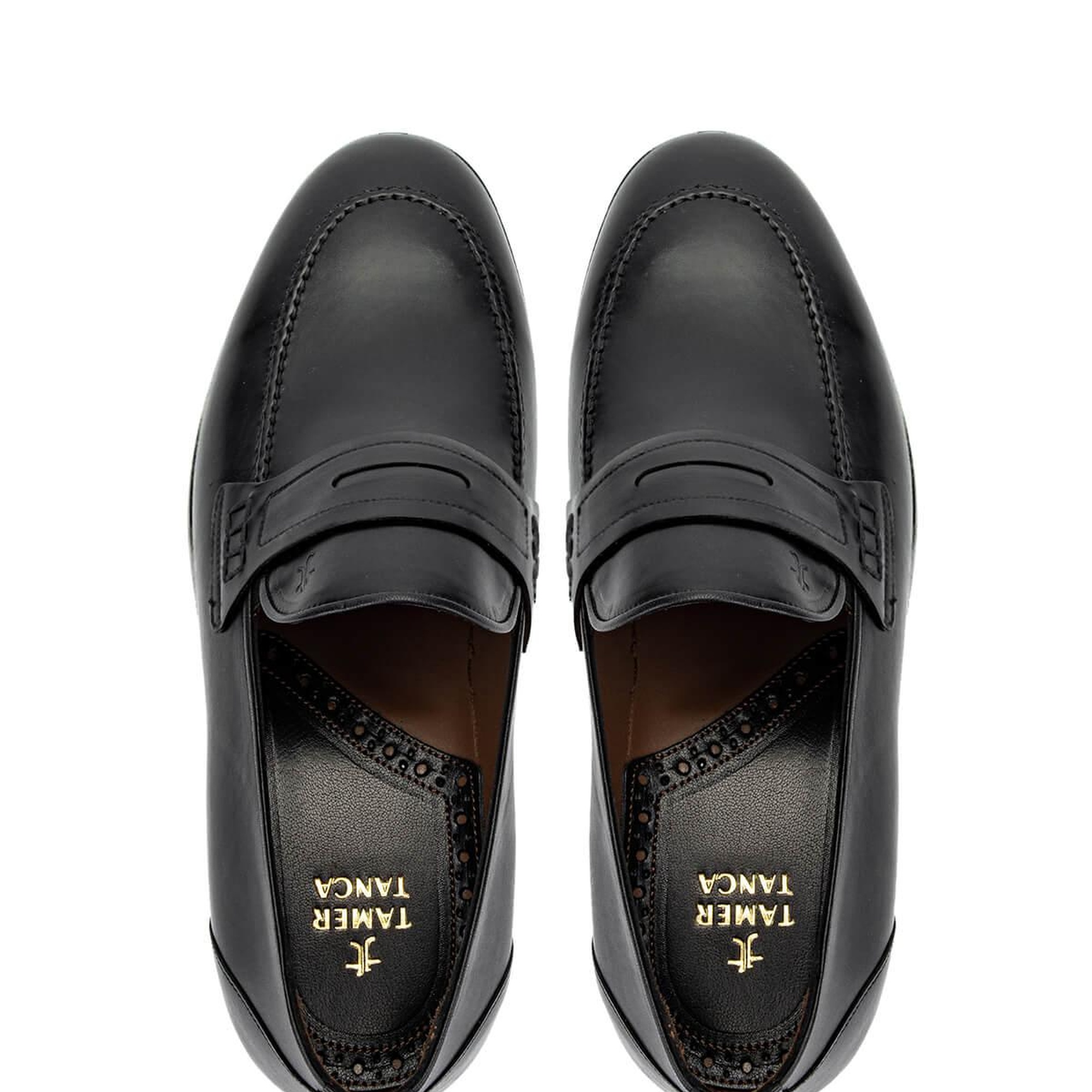 Tamer Tanca Erkek Hakiki Deri Siyah Klasik Ayakkabı