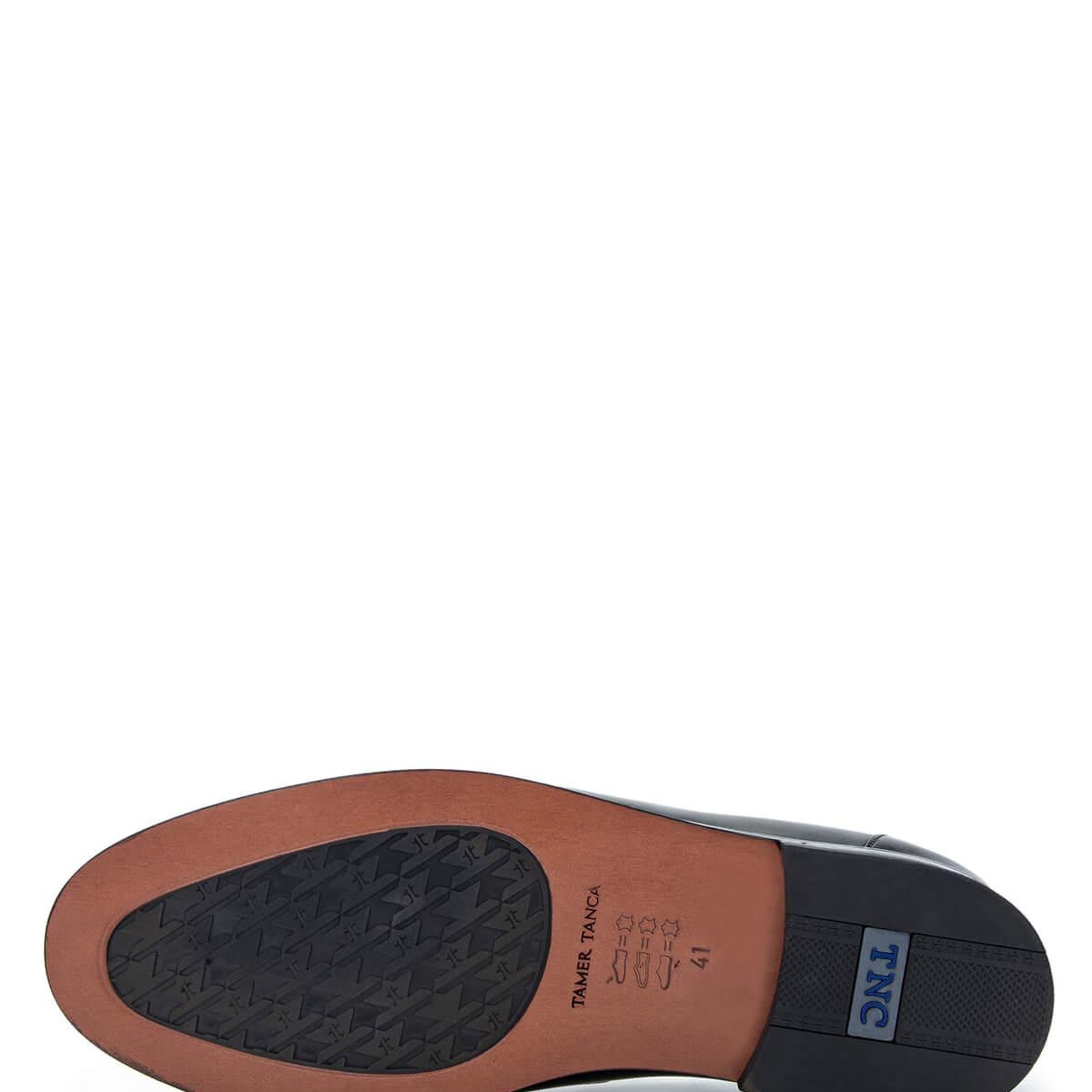 Tamer Tanca Erkek Hakiki Deri Siyah Klasik Ayakkabı