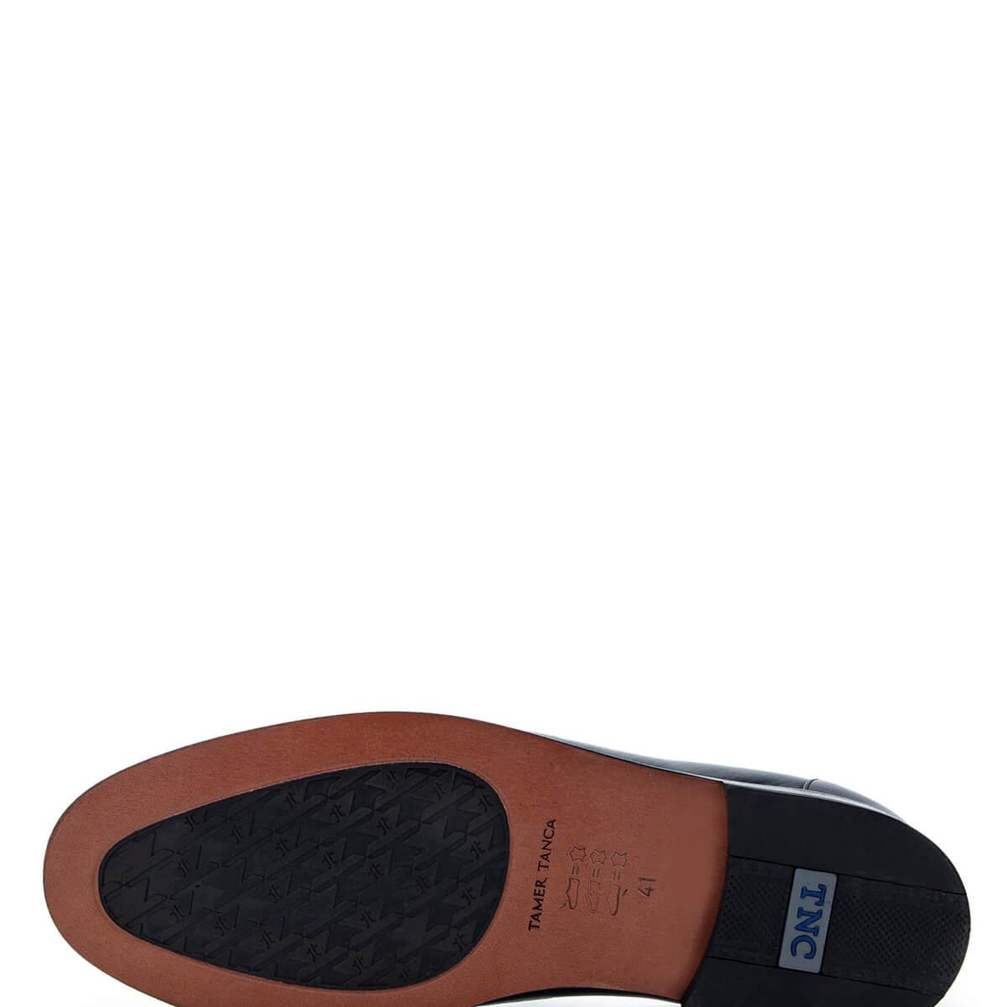 Tamer Tanca Erkek Hakiki Deri Lacivert Klasik Ayakkabı