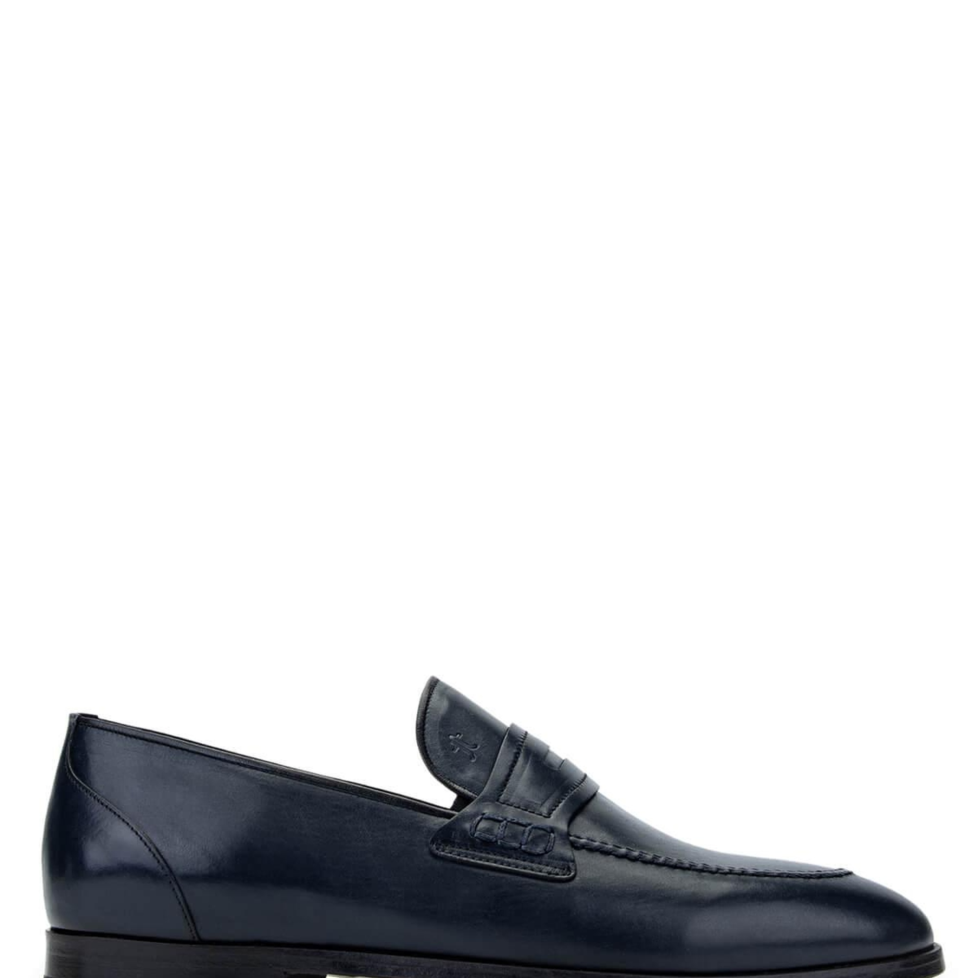 Tamer Tanca Erkek Hakiki Deri Lacivert Klasik Ayakkabı