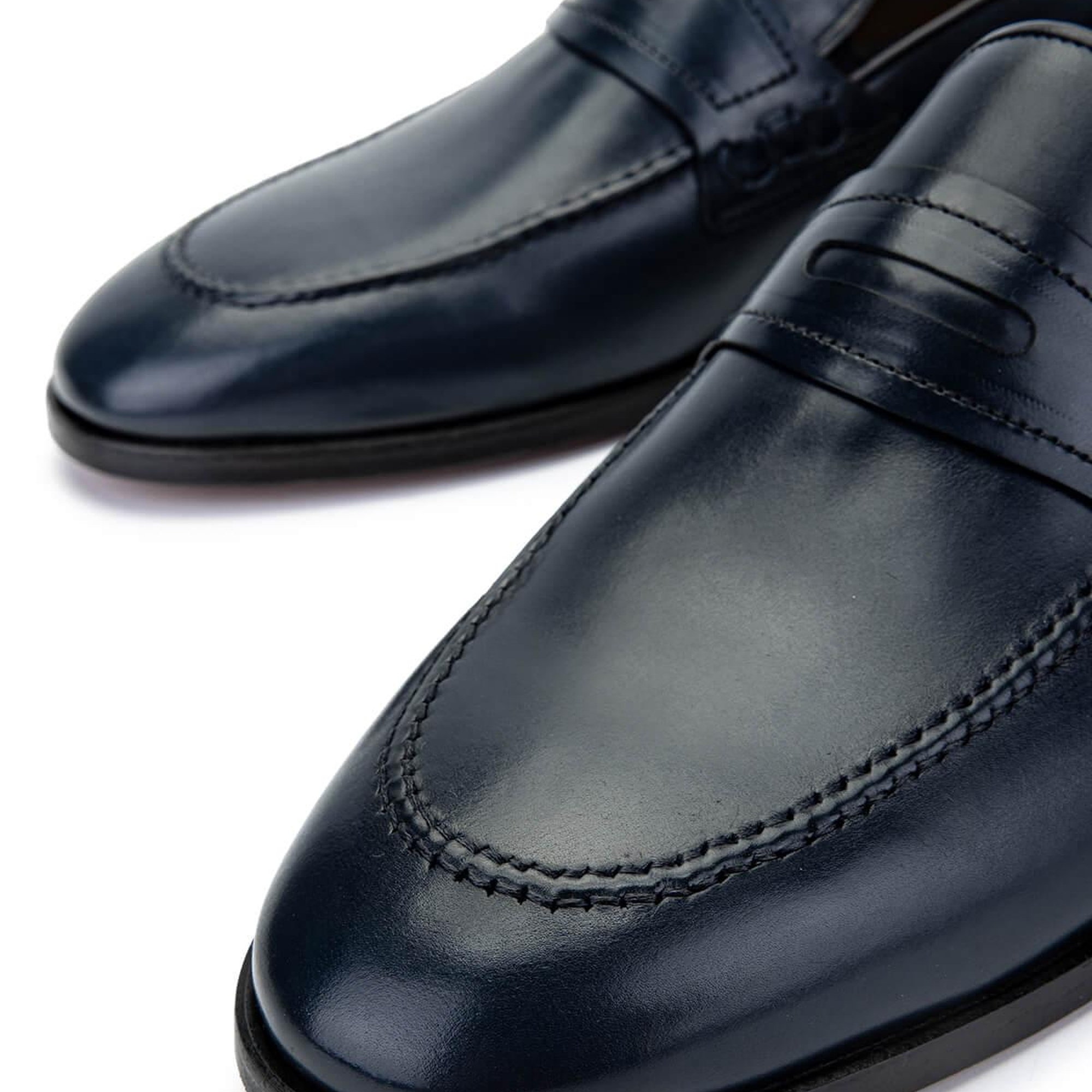 Tamer Tanca Erkek Hakiki Deri Lacivert Klasik Ayakkabı