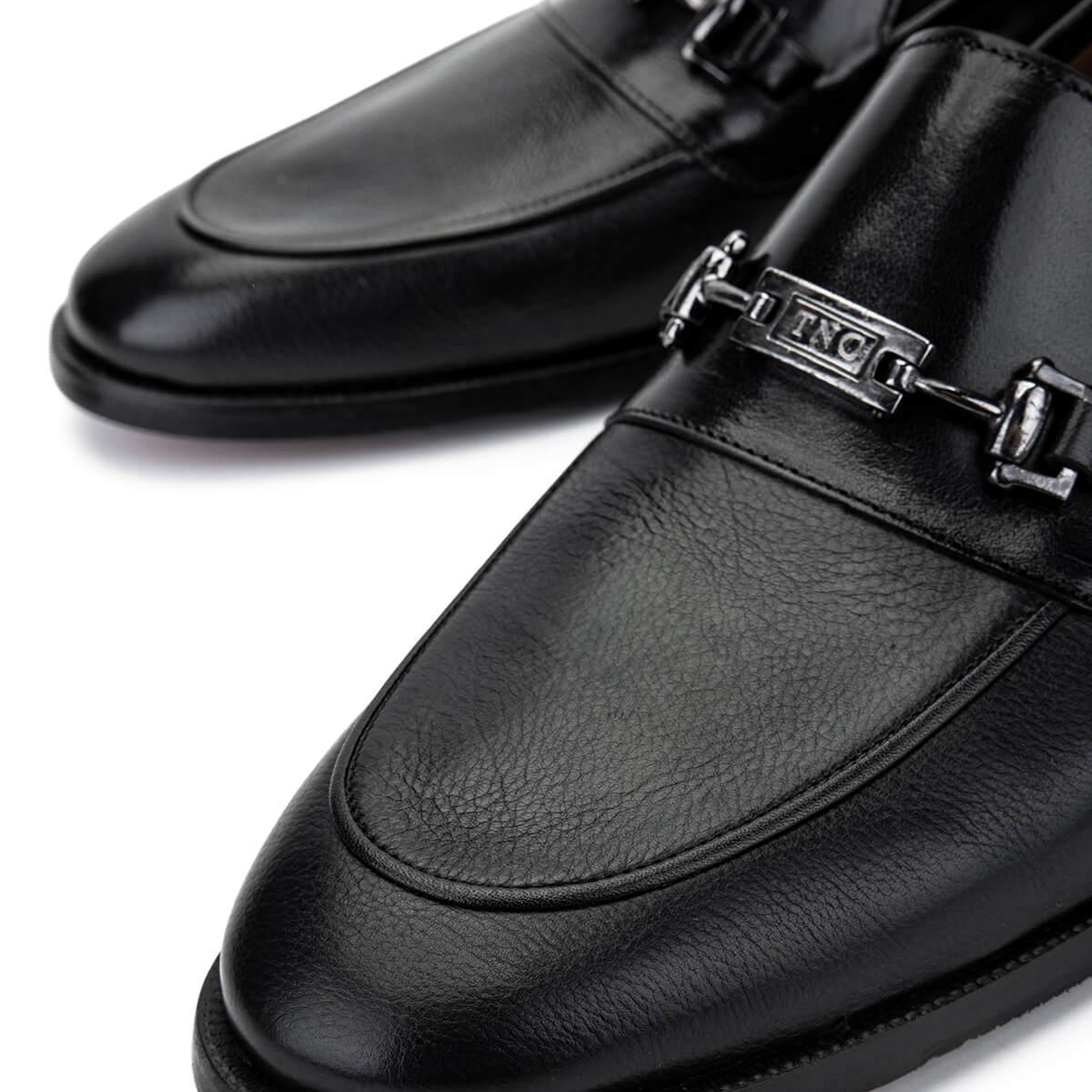 Tamer Tanca Erkek Hakiki Deri Siyah Klasik Ayakkabı