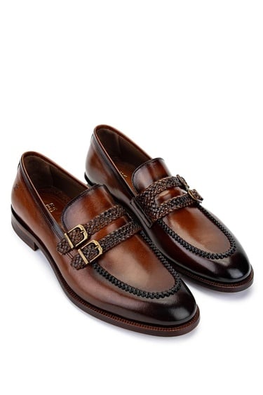  Tamer Tanca Erkek Hakiki Deri Taba Klasik Ayakkabı