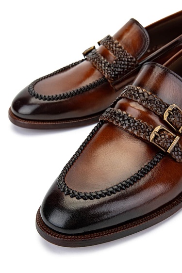  Tamer Tanca Erkek Hakiki Deri Taba Klasik Ayakkabı