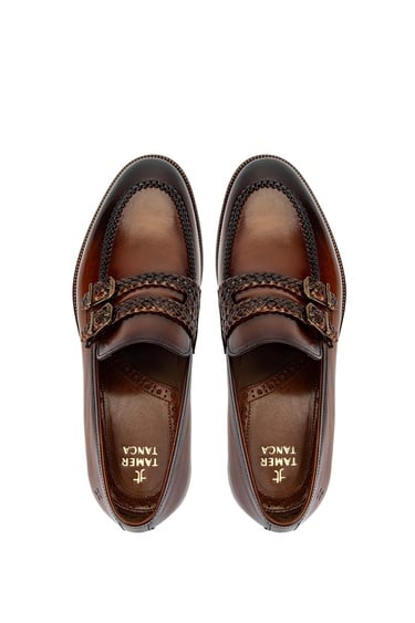  Tamer Tanca Erkek Hakiki Deri Taba Klasik Ayakkabı