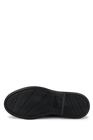  Tamer Tanca Erkek Hakiki Deri Siyah Deri Casual Ayakkabı