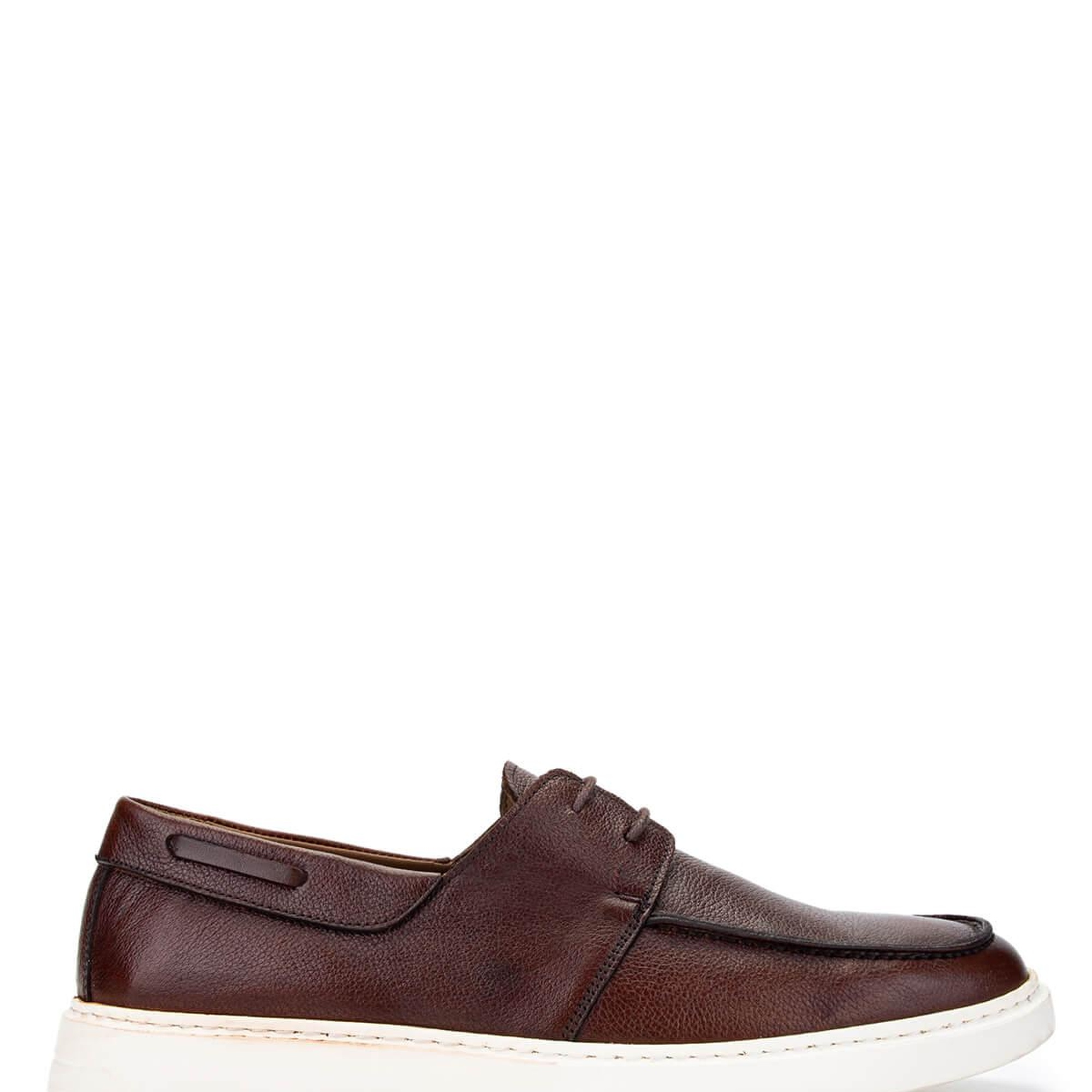 Tamer Tanca Erkek Hakiki Deri Kahverengi Casual Ayakkabı