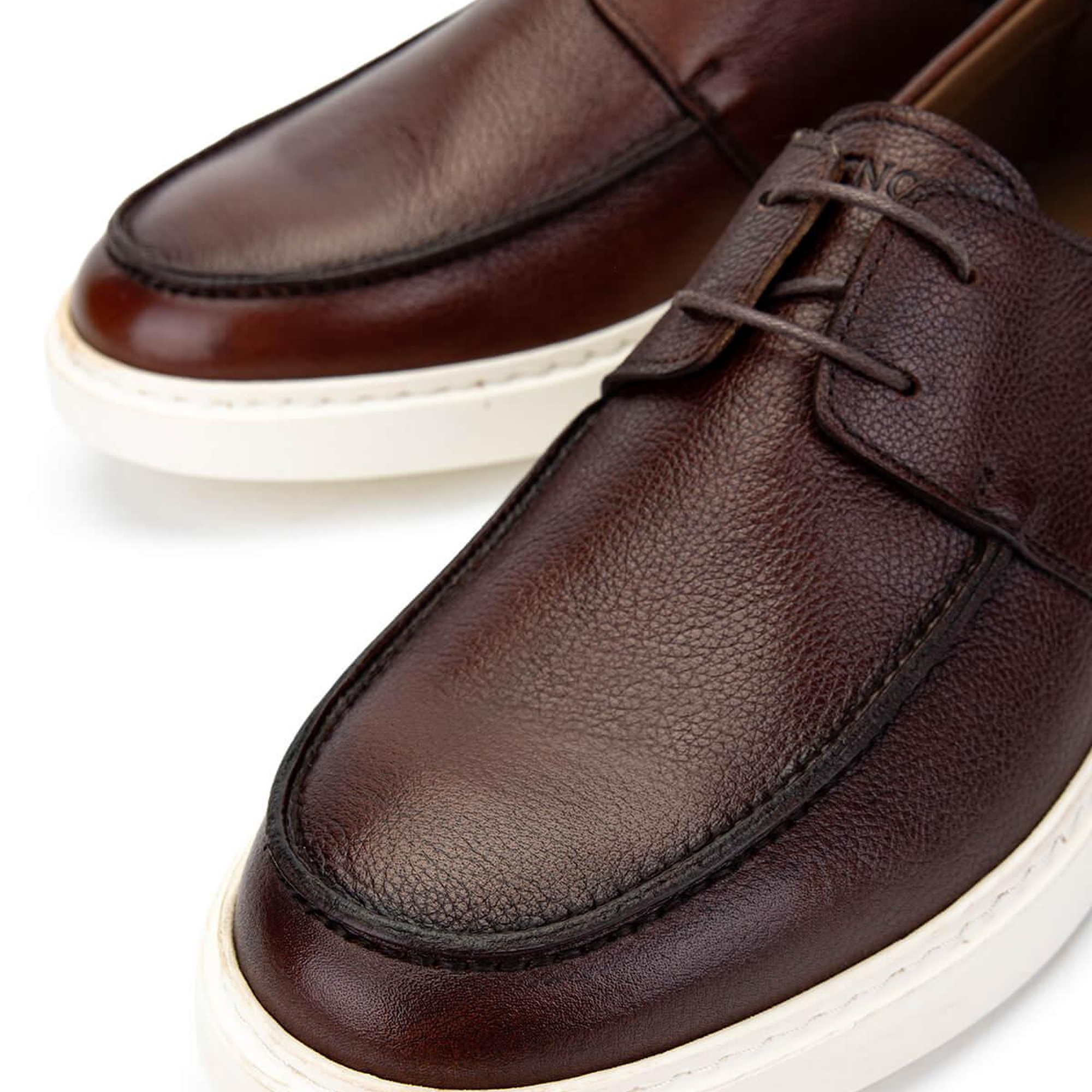 Tamer Tanca Erkek Hakiki Deri Kahverengi Casual Ayakkabı