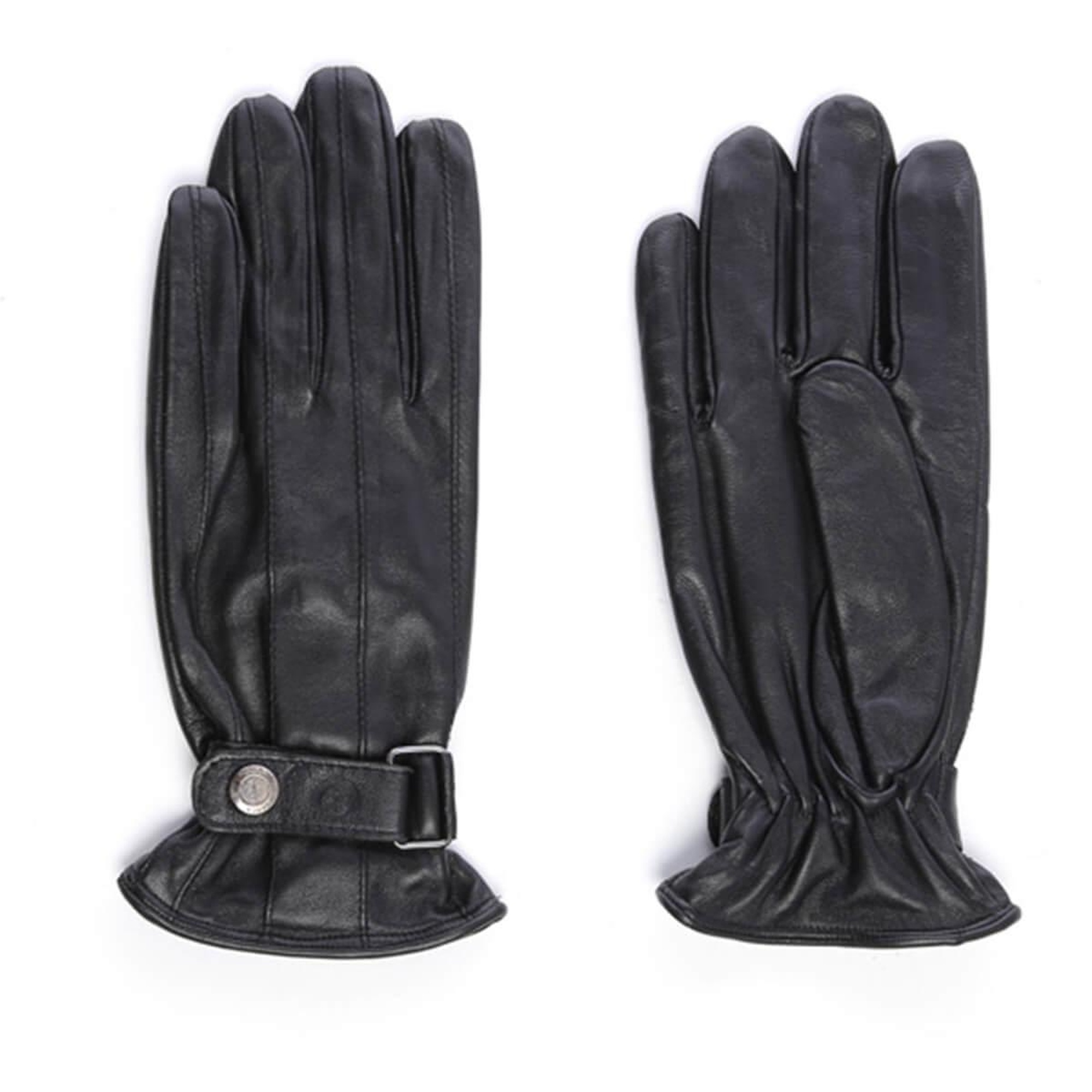 Tamer Tanca Erkek Hakiki Deri Siyah Eldiven ELDIVEN